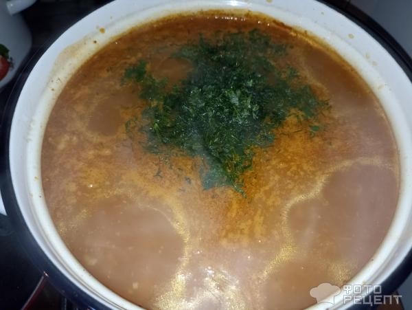 Рецепт: Харчо на говядине - грузинская кухня. Очень вкусный, невероятно ароматный, но простой в приготовлении супец!