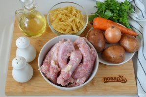 Суп из куриных шеек