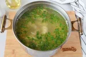 Суп из куриных шеек