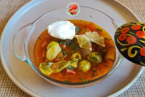 Солянка по-сибирски с грибами