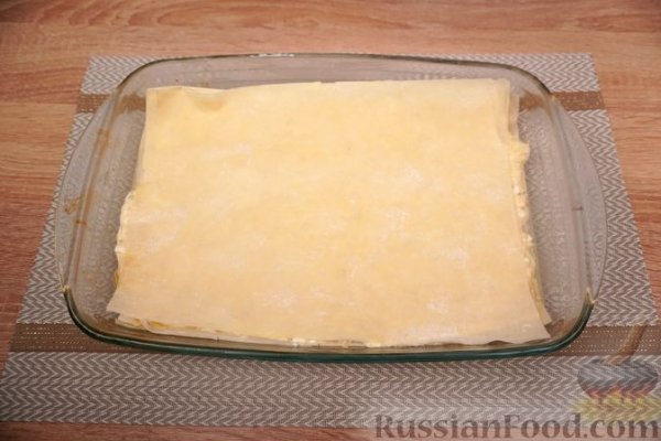 Бугаца с сыром (пирог из теста фило)