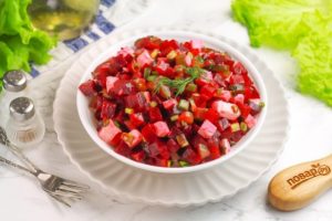 Салат из свеклы со сливочным сыром