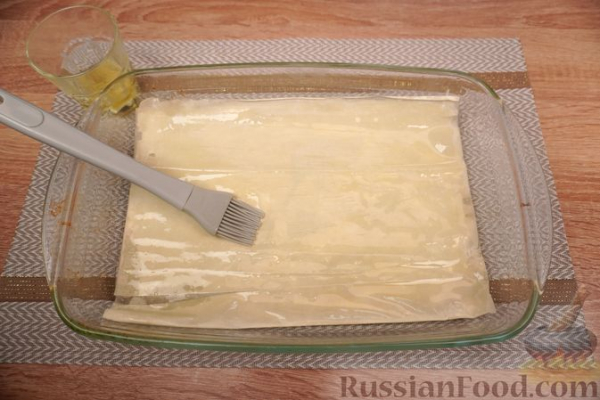 Бугаца с сыром (пирог из теста фило)