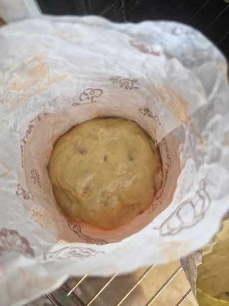 Сливочный кулич с начинкой