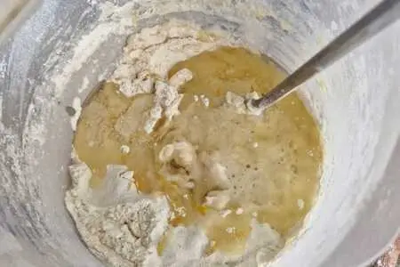 Сливочный кулич с начинкой