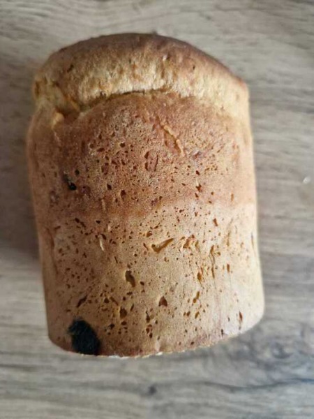 Сливочный кулич с начинкой