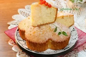 Ванильный кекс с малиновой пропиткой