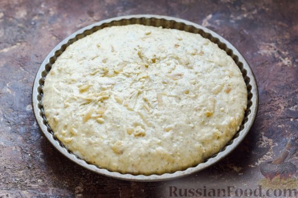Творожный хлеб с жареным луком