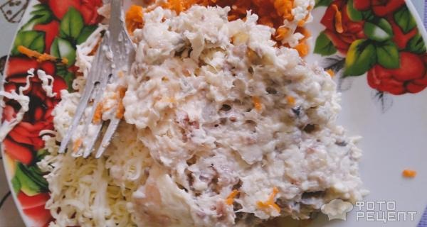 Рецепт: Селедочная намазка а-ля красная икра - С морковью