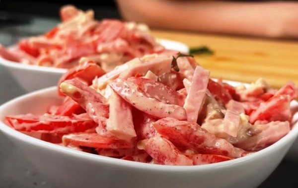 Рецепт — новинка. Салат «Розовый фламинго» — ещё один вкусный салатик в мою копилочку