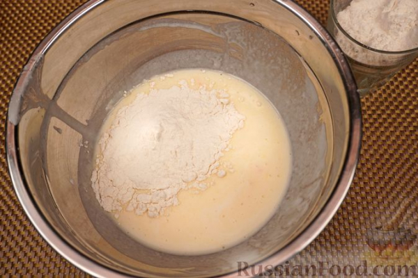 Оладьи с абрикосами
