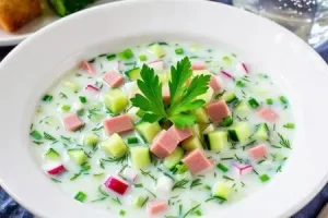 Окрошка на минералке