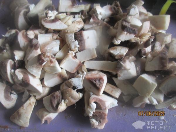 Рецепт: Гречка по-купечески - с грибами и фаршем