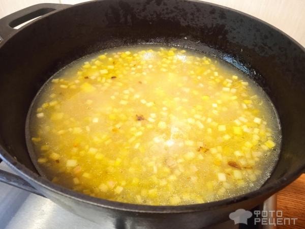 Рецепт: Суп куриный с овощами и зеленью - с ревенем и шпинатом