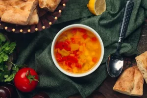 Рассольник с рисом