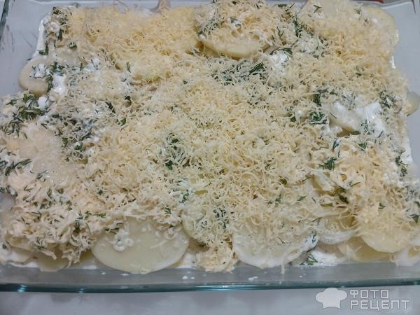 Рецепт: Гратен дофинуа - Королевская картофельная запеканка по-французски. Праздничное семейное блюдо выходного дня