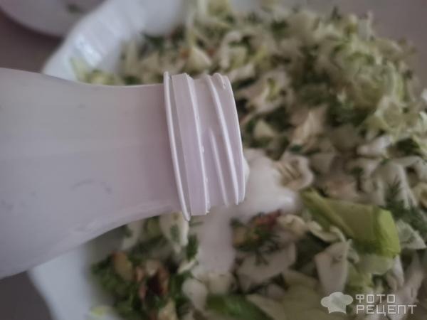 Рецепт: Салат с капустой, огурцами - Готовлю с любовью