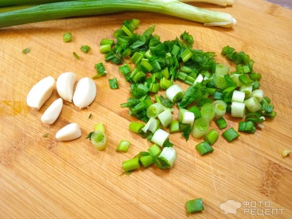 Рецепт: Суп куриный с овощами и зеленью - с ревенем и шпинатом