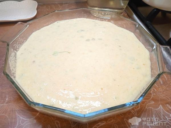 Рецепт: Сезонный пирог из ревеня - в стиле манника, вкусно по домашнему