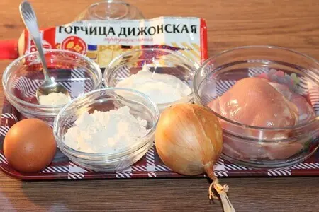 Индейка запеченная в луковом кляре
