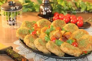 Сочные, нежные котлеты с добавлением картофеля