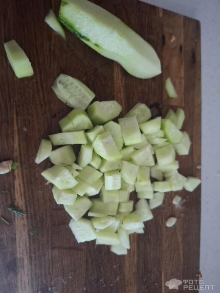Рецепт: Салат с капустой, огурцами - Готовлю с любовью