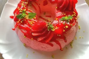 Клубничный семифреддо (semifreddo alle fragole)