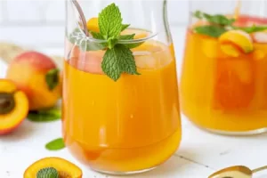 Компот из абрикосов и мяты