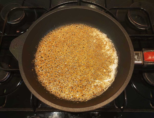 Гренки с яблоками
