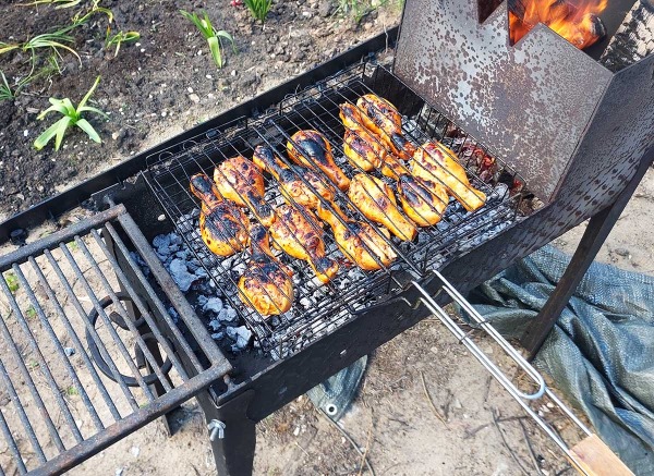 Куриные ножки на мангале