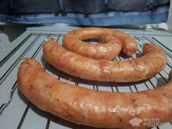 Рецепт: Колбаски куриные - В натуральной оболочке.
