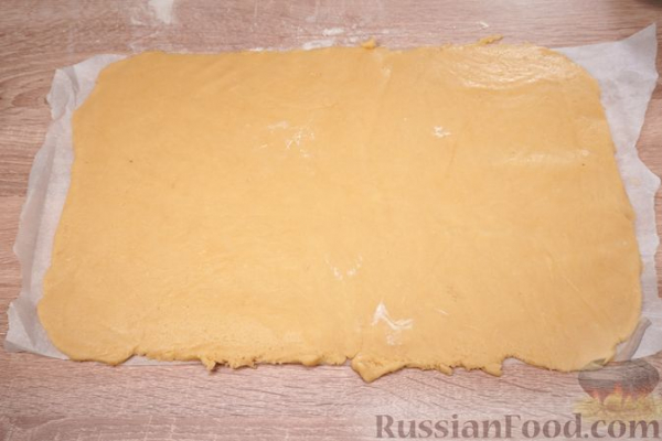 Песочный пирог с абрикосовым джемом