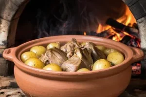 Горшочки в духовке с мясом и картошкой