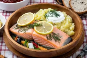 Горбуша запеченная
