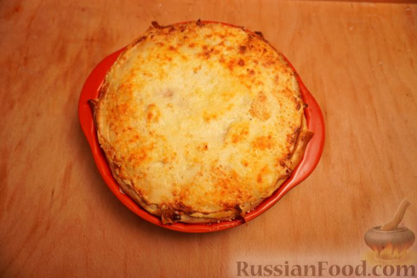 Лазанья из блинов