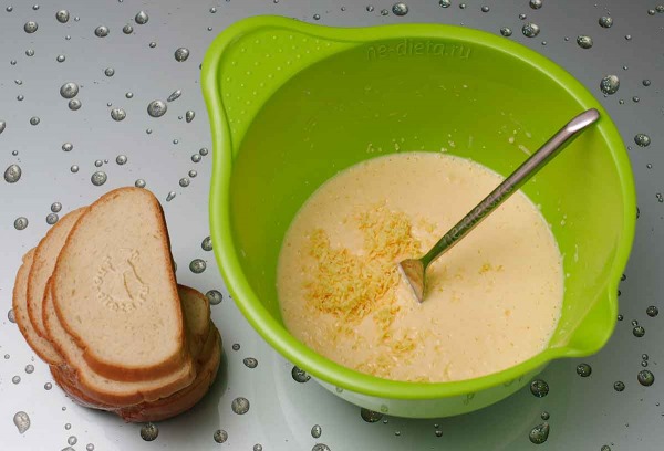 Гренки с сыром