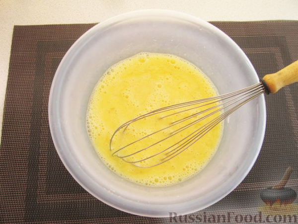 Запечённые кабачки в яично-молочной заливке, с сыром