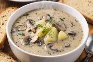 Суп с грибами и картошкой