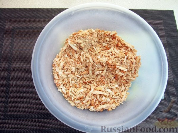 Запечённые кабачки в сырной панировке