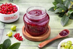 Варенье из крыжовника и красной смородины