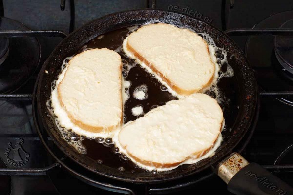 Гренки с сыром