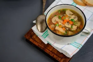 Грибной суп из шампиньонов