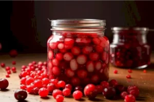 Компот из замороженной клюквы